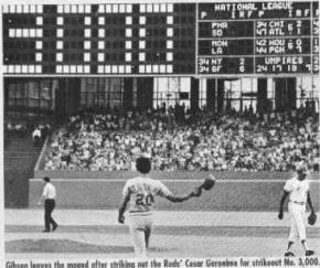 Bob Gibson Baseball Stats by Baseball Almanac