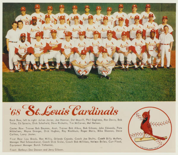 1968 St. Louis Cardinals Team Picture