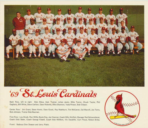 1969 St. Louis Cardinals Team Picture