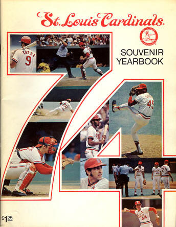 1974 St. Louis Cardinals Yearbook