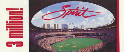 St. Louis Cardinals - 1987 Ticket info front cover