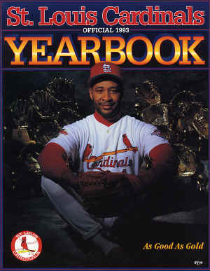1993 St. Louis Cardinals Official Yearbook