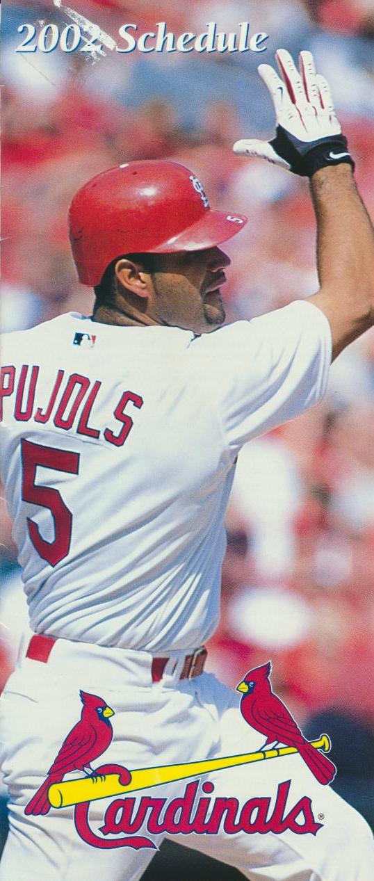 St. Louis Cardinals - 2002 Ticket information - Pujols