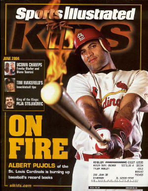 St. Louis Cardinals - June 2004, Sports Illustrated Kids - Albert Pujols