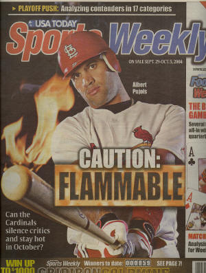 St. Louis Cardinals - September 2004, Sports Weekly - Albert Pujols