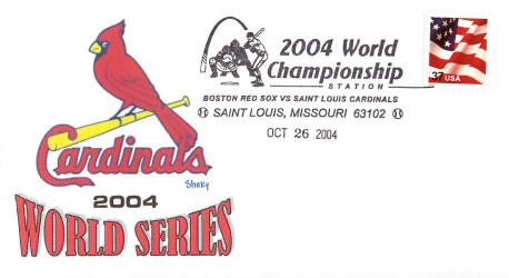 2004 St. Louis Cardinals World Series envelope