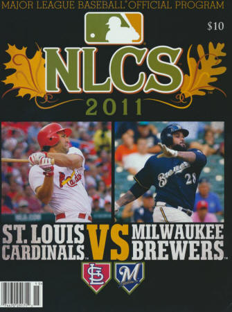 2011 NLCS Program - St. Louis Cardinals