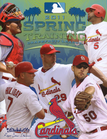 2011 St. Louis Cardinals Spring Training Program
