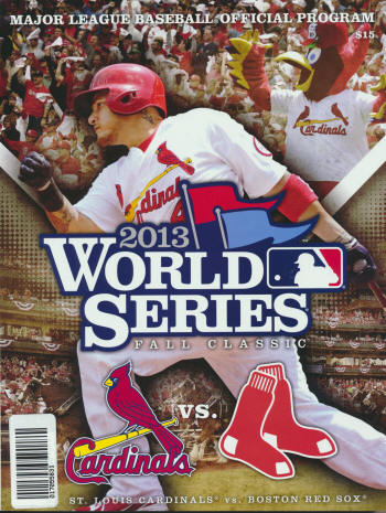 2013 World Series Official Program - St. Louis Cardinals
