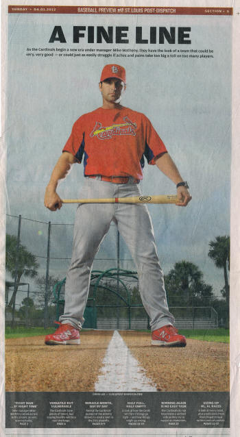 St. Louis Post-Dispatch Baseball Preview Mike Matheny - 4/1/2012