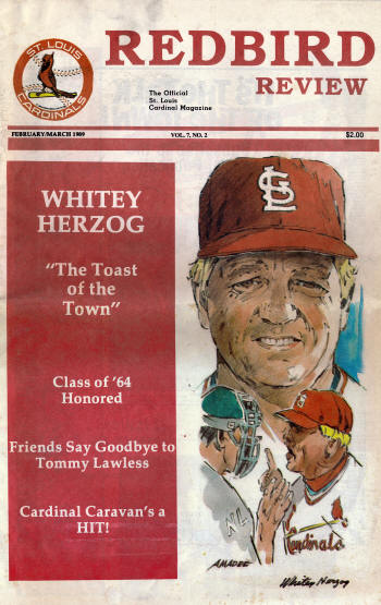Redbird Review - February/March 1989 - Whitey Herzog