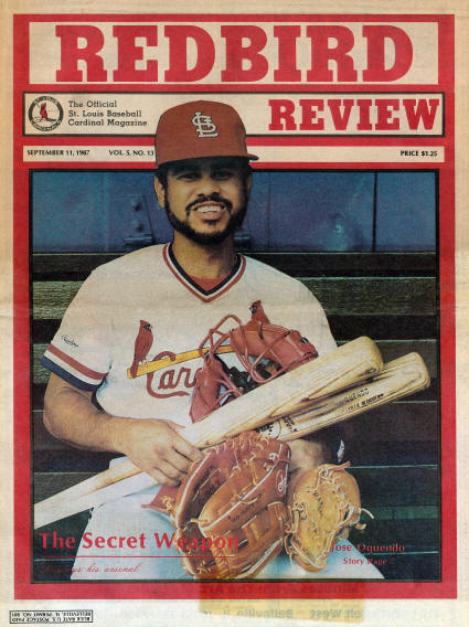 Redbird Review - September 1987 - Jose Oquendo