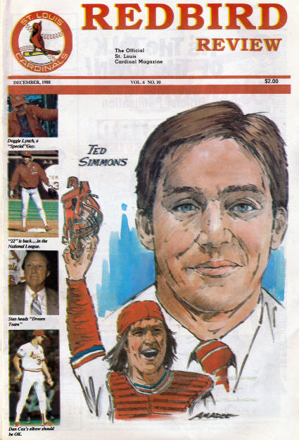 Redbird Review - December 1988 - Ted Simmons
