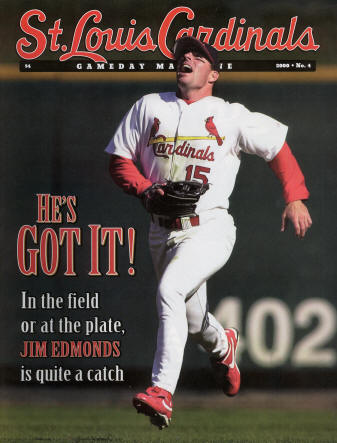 St. Louis Cardinals Gameday Magazine - 2000 #4