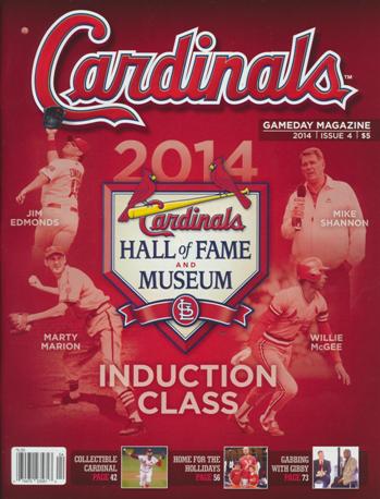 St. Louis Cardinals Gameday Magazine - 2014 #4