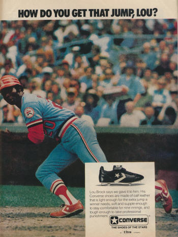 Sports Illustrated - 4/11/77 - Lou Brock advertisement
