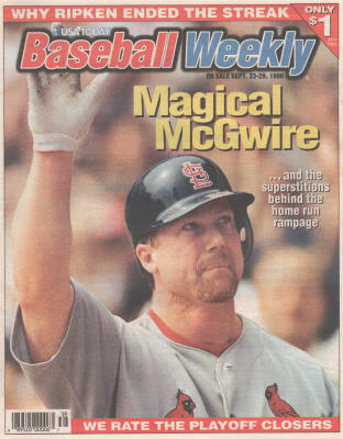 1998 - USA Today Baseball Weekly - Magical Mark McGwire