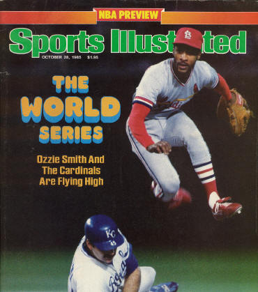 1985 Sports Illustrated cover - Ozzie Smith