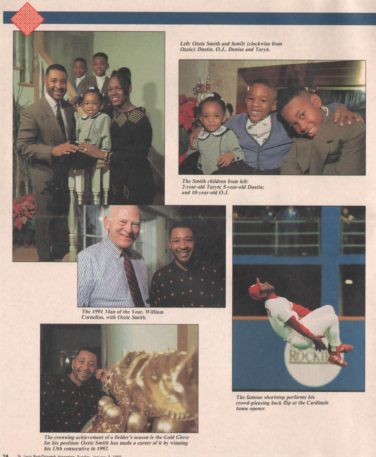 1992 St. Louis Man of the Year - Ozzie Smith