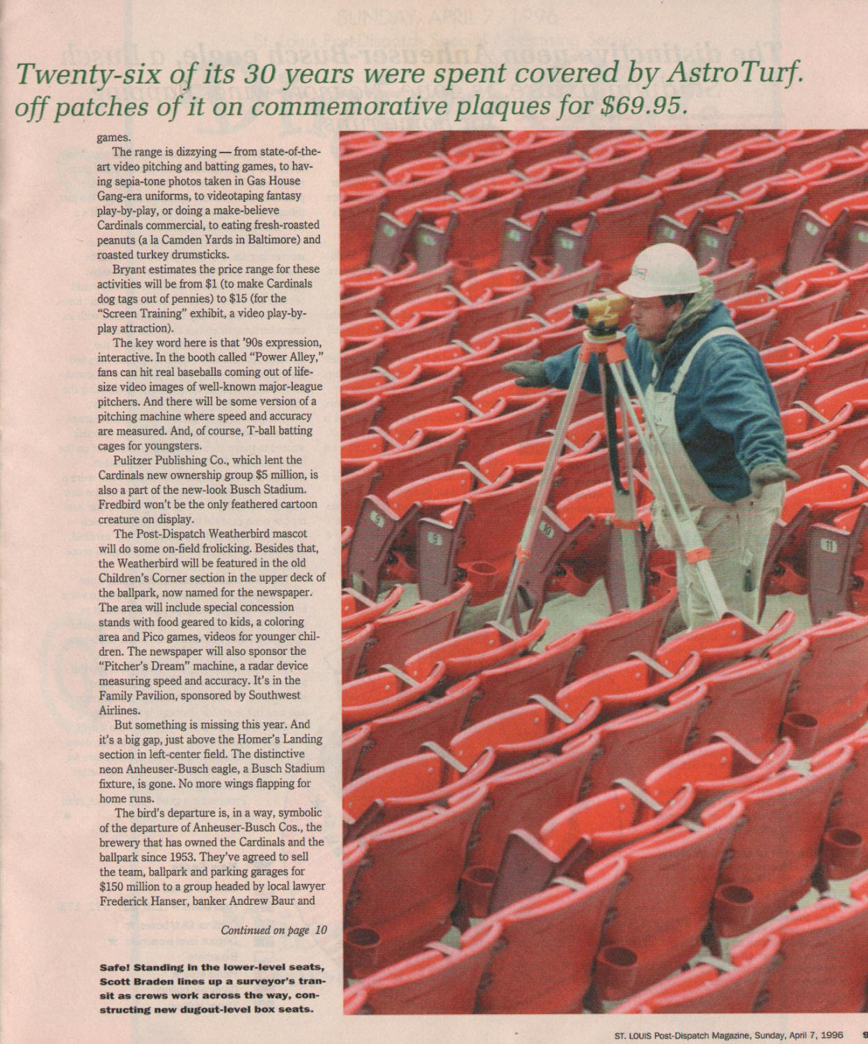 1996 St. Louis Post Dispatch Magazine (4/7) pg 5